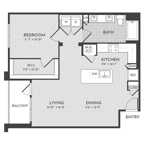 1Bed 1Bath-D at Stone Loch Apartments, Texas